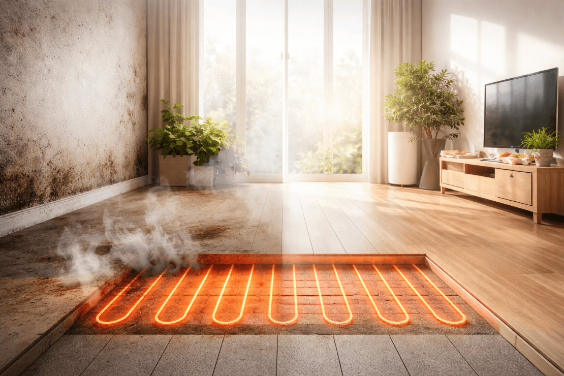 地暖對抗潮濕發霉有效嗎？居家環境改善重點一次搞懂